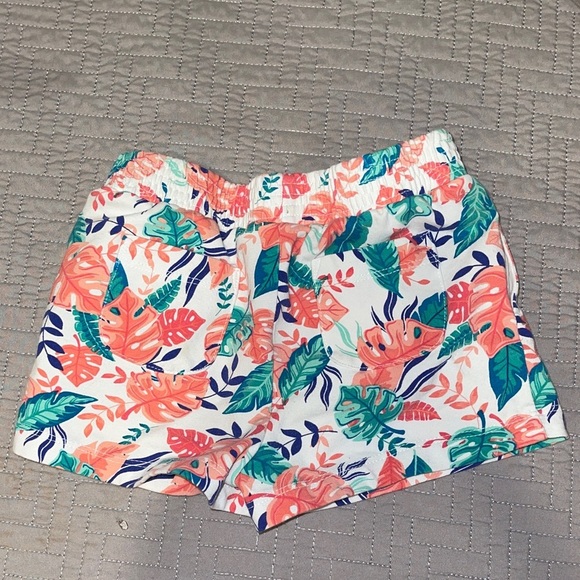 Tropical Print Toddler Girls Shorts - Picture 2 of 2
